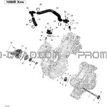 Refroidissement Moteur _27R1429 pour Can-am Toutes les cylindrées 2014 Maverick 1000_XMR