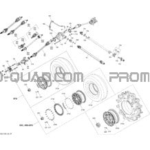 Système Entraînement Avant _12C1406 pour Can-am Toutes les cylindrées 2014 Maverick 1000_XMR