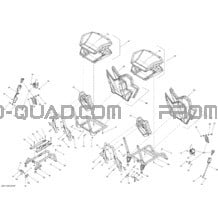 Siège _29C1406 pour Can-am Toutes les cylindrées 2014 Maverick 1000_XMR