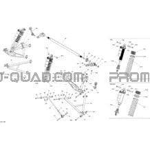 Suspension Arrière pour Can-am Toutes les cylindrées 2014 DPS