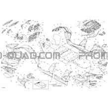 Carrosserie Et Accessoires pour Can-am Toutes les cylindrées 2014 DPS