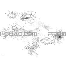 Habitacle Bottom Pan pour Can-am Toutes les cylindrées 2014 DPS