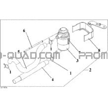 Air Injection System Amérique du Nord pour Can-am Toutes les cylindrées 2014 DS 250 NA