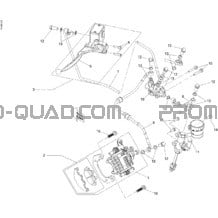 Freins Arrières pour Can-am Toutes les cylindrées 2014 DS 250 NA