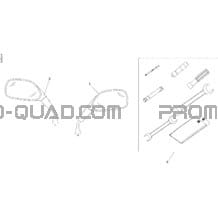Mirroirs Et Outils pour Can-am Toutes les cylindrées 2014 DS 250 NA