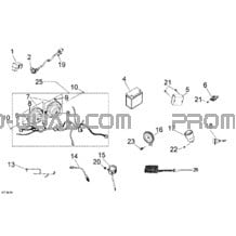 Composantes Électriques EUR pour Can-am Toutes les cylindrées 2014 DS 250 NA