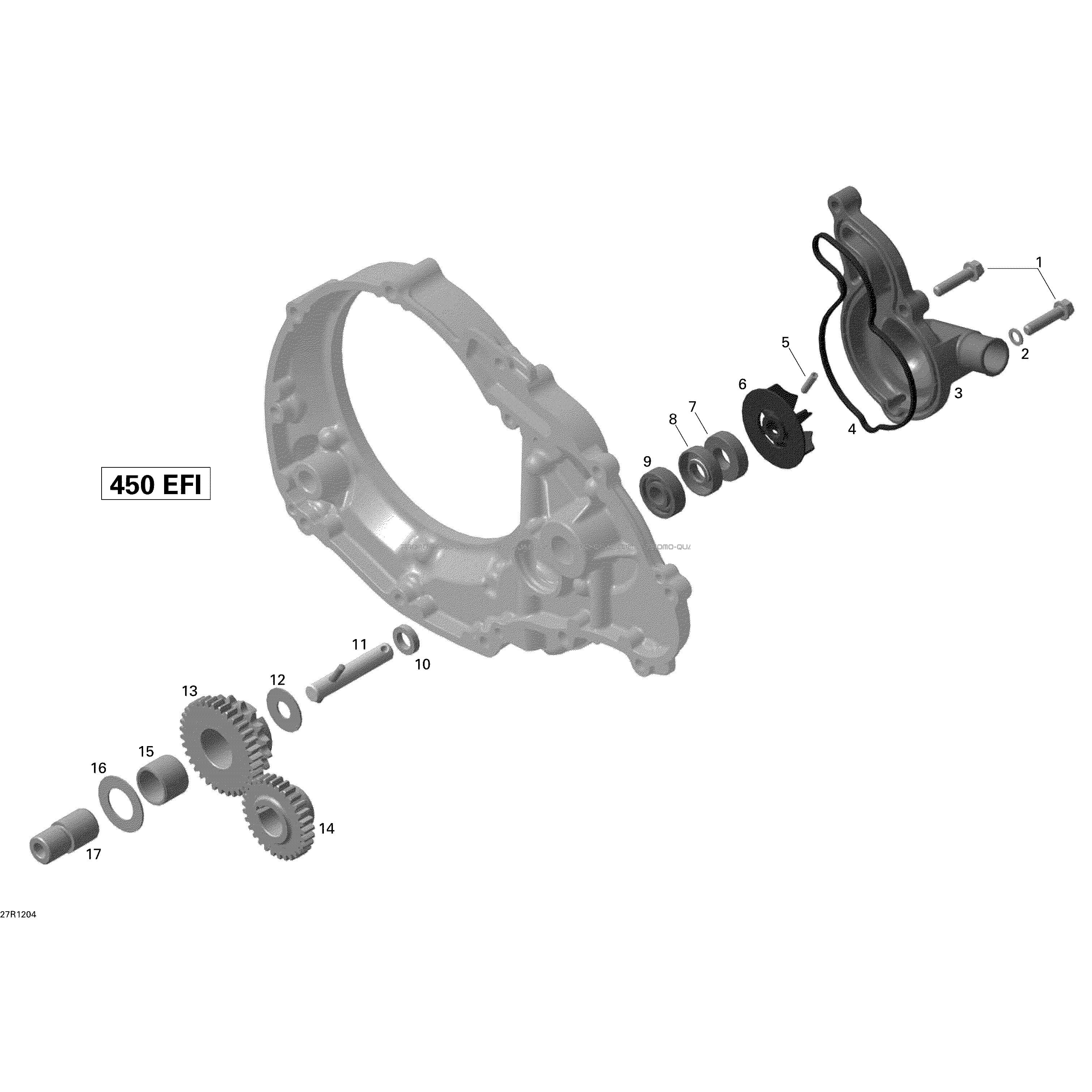 Refroidissement Moteur  Can-am  2014 Toutes les cylindrées  Original parts OEMRefroidissement Moteur  Can-am  2014 Toutes les cylindrées  Original parts OEM