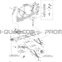 Suspension Avant pour Can-am Toutes les cylindrées 2014 DS 450EFI STD
