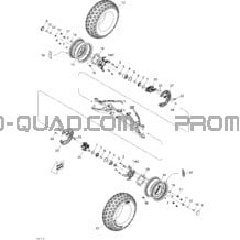 Système Entraînement Avant pour Can-am Toutes les cylindrées 2014 DS 450EFI STD