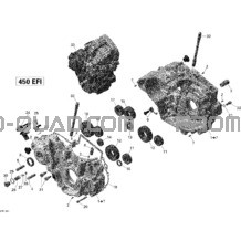Carter pour Can-am Toutes les cylindrées 2014 DS 450EFI Xxc