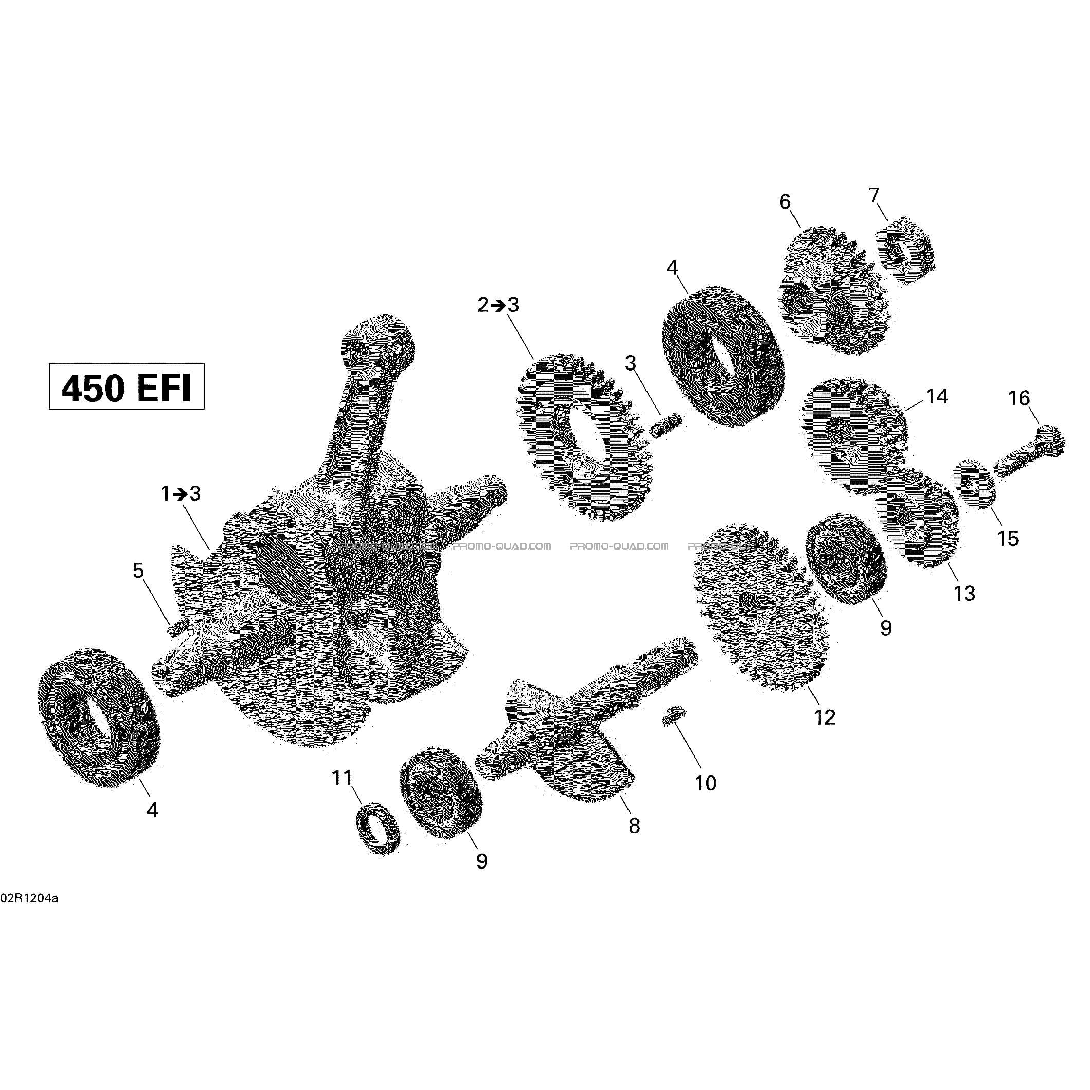 Vilebrequin  Can-am  2014 Toutes les cylindrées  pièces OEMVilebrequin  Can-am  2014 Toutes les cylindrées  pièces OEM