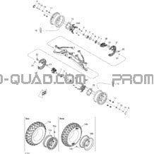 Système Entraînement Avant pour Can-am Toutes les cylindrées 2014 DS 450EFI Xxc