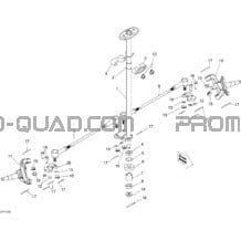 Direction pour Can-am Toutes les cylindrées 2014 DS 90 X Mini