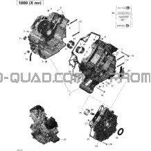 Carter pour Can-am Toutes les cylindrées 2014 Outlander 1000EFI XMR