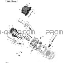 Culasse pour Can-am Toutes les cylindrées 2014 Outlander 1000EFI XMR