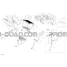 Système Refroidissement pour Can-am Toutes les cylindrées 2014 Outlander 1000EFI XMR