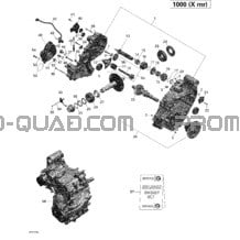 Boîte De Vitesses 1 pour Can-am Toutes les cylindrées 2014 Outlander 1000EFI XMR