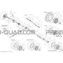 Système Entraînement Avant pour Can-am Toutes les cylindrées 2014 Outlander 1000EFI XMR