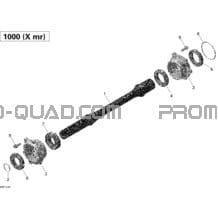Arbre Entraînement pour Can-am Toutes les cylindrées 2014 Outlander 1000EFI XMR