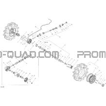 Système Entraînement Arrière pour Can-am Toutes les cylindrées 2014 Outlander 1000EFI XMR