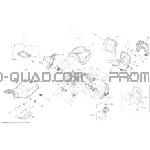 Siège pour Can-am Toutes les cylindrées 2014 Outlander 1000EFI XMR