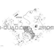 Moteur pour Can-am Toutes les cylindrées 2014 Outlander 400 EFI