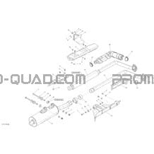 Système Échappement pour Can-am Toutes les cylindrées 2014 Outlander 400 EFI