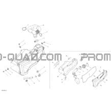 Silencieux Admission pour Can-am Toutes les cylindrées 2014 Outlander 400 EFI