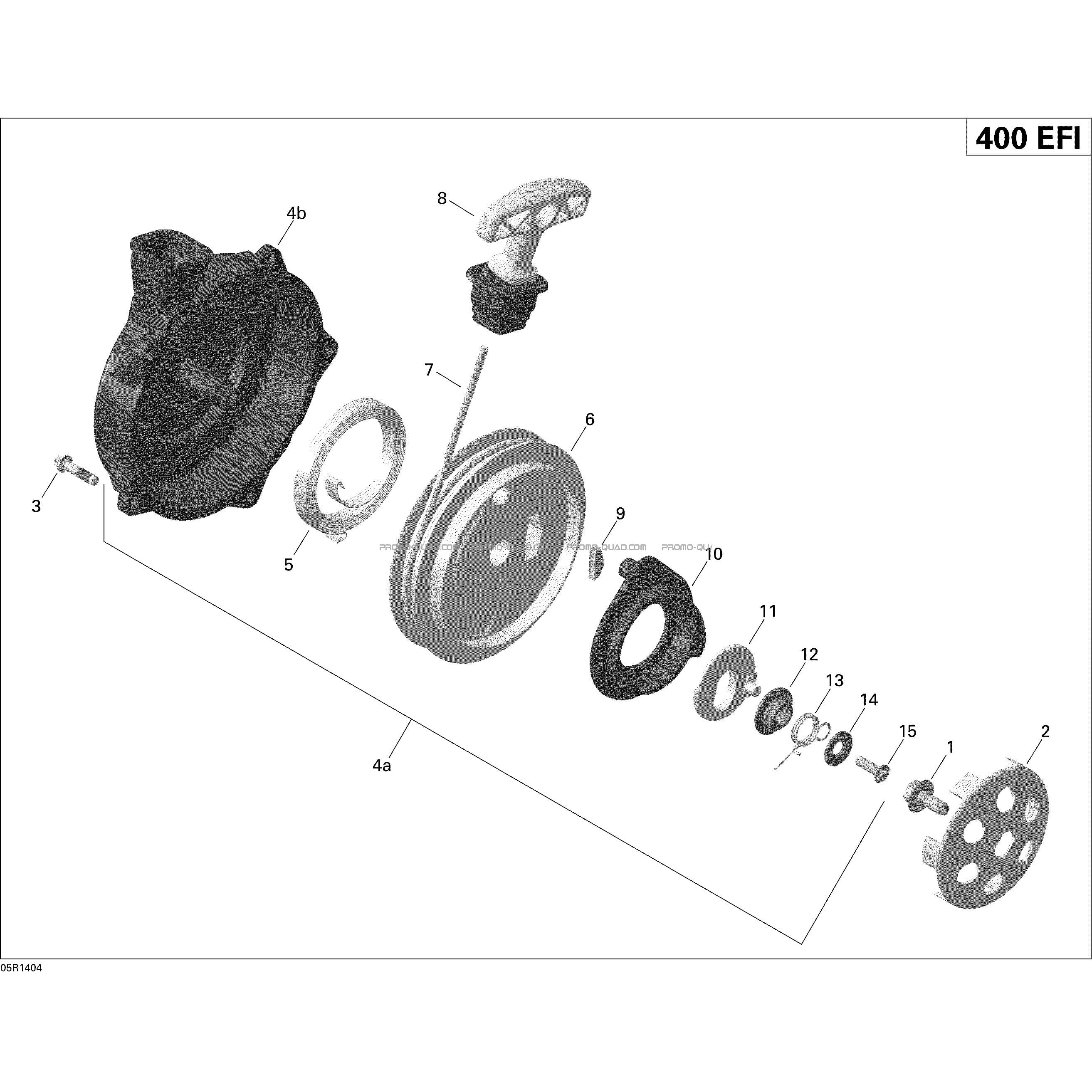 Démarreur À Rappel  Can-am  2014 Toutes les cylindrées  Original parts OEMDémarreur À Rappel  Can-am  2014 Toutes les cylindrées  Original parts OEM