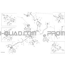 Freins CU pour Can-am Toutes les cylindrées 2014 Outlander 400 EFI
