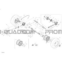 Système Entraînement Arrière pour Can-am Toutes les cylindrées 2014 Outlander 400 EFI
