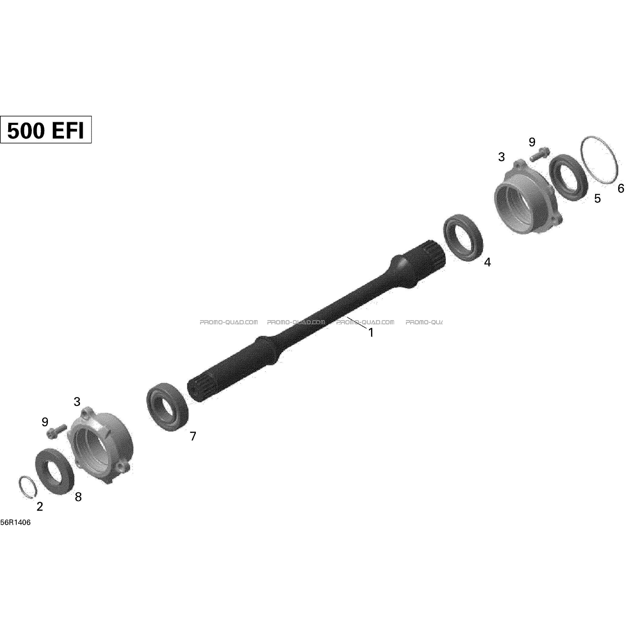 Arbre Entraînement  Can-am  2014 Toutes les cylindrées  Original parts OEMArbre Entraînement  Can-am  2014 Toutes les cylindrées  Original parts OEM