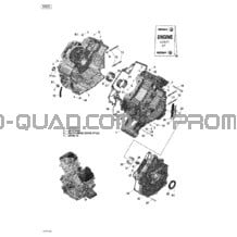 Carter _01R1423 pour Can-am Toutes les cylindrées 2014 Outlander 6x6 (International & T3)