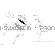 Système Refroidissement _10T1423 pour Can-am Toutes les cylindrées 2014 Outlander 6x6 (International & T3)