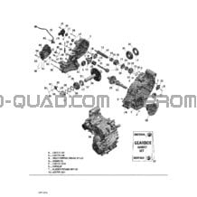 Boîte De Vitesses 1 _45R1423a pour Can-am Toutes les cylindrées 2014 Outlander 6x6 (International & T3)
