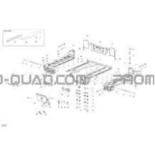 Boîte De Rangement Arrière _42T1423 pour Can-am Toutes les cylindrées 2014 Outlander 6x6 (International & T3)