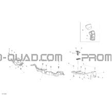 Carrosserie Et Accessoires _31T1423b pour Can-am Toutes les cylindrées 2014 Outlander 6x6 (International & T3)