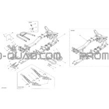 Châssis pour Can-am Toutes les cylindrées 2014 Outlander Max 400 EFI