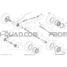 Système Entraînement Arrière pour Can-am Toutes les cylindrées 2014 P 2014