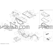Boîte De Rangement Arrière pour Can-am Toutes les cylindrées 2014 P 2014