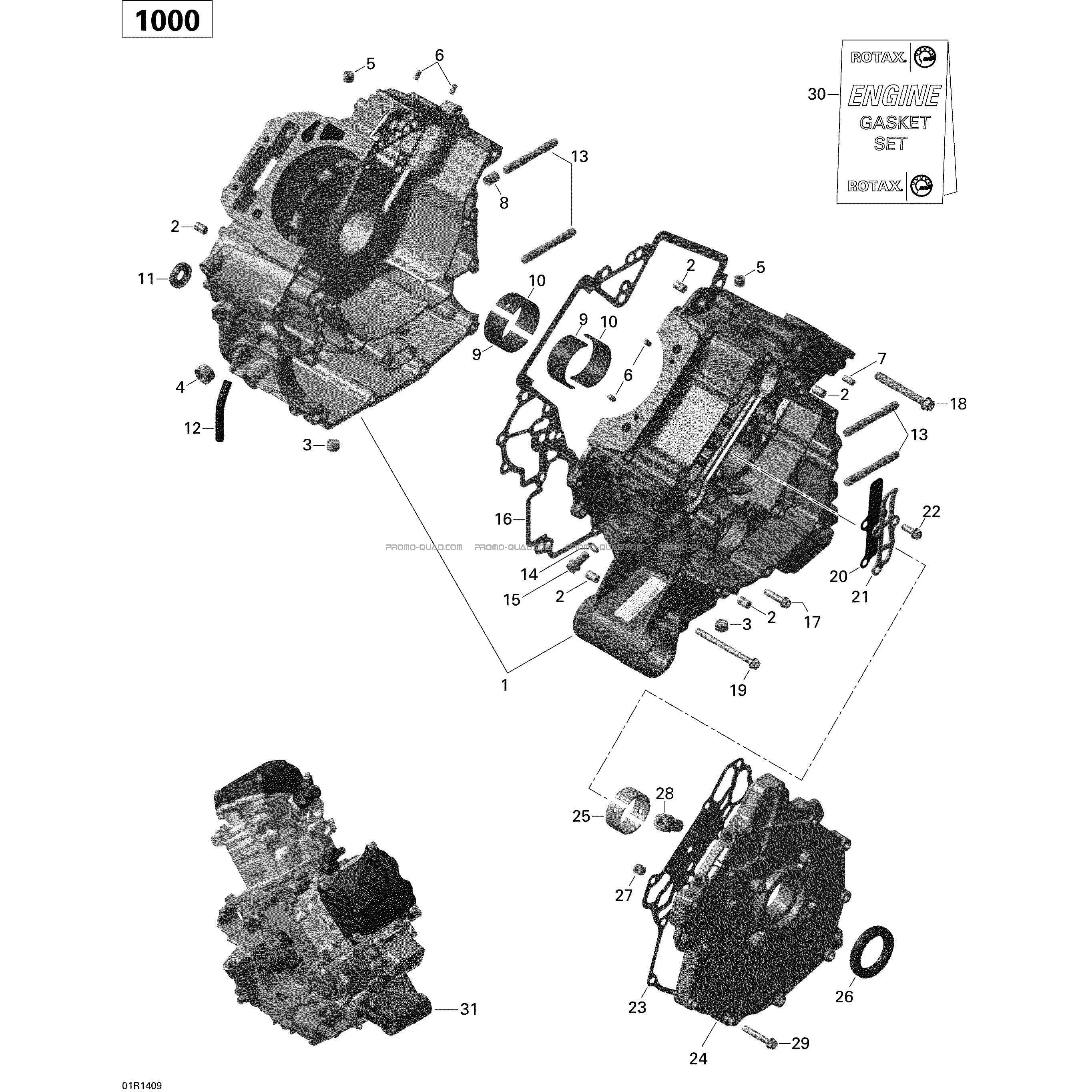 Carter  Can-am  2014 Toutes les cylindrées  pièces OEMCarter  Can-am  2014 Toutes les cylindrées  pièces OEM