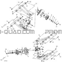 Front Suspension NA_24T1523 pour Can-am Toutes les cylindrées 2015 DS 250 NA & INT