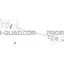Arbre Entraînement pour Can-am Toutes les cylindrées 2015 DS 250 NA & INT