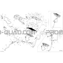 Système Refroidissement _10T1519 pour Can-am Toutes les cylindrées 2015 Outlander 1000 EFI Xmr