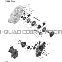Boîte De Vitesses 2_45R1507b pour Can-am Toutes les cylindrées 2015 Outlander 1000 EFI Xmr