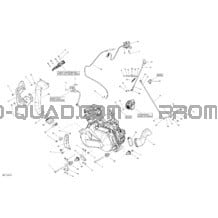 Moteur _08T1526 pour Can-am Toutes les cylindrées 2015 Outlander 400 EFI