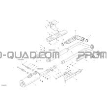 Système Échappement _21T1526 pour Can-am Toutes les cylindrées 2015 Outlander 400 EFI
