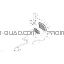 Système Refroidissement _10T1526 pour Can-am Toutes les cylindrées 2015 Outlander 400 EFI