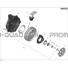 Démarreur À Rappel _05R1514 pour Can-am Toutes les cylindrées 2015 Outlander 400 EFI