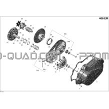 Transmission _19R1514 pour Can-am Toutes les cylindrées 2015 Outlander 400 EFI
